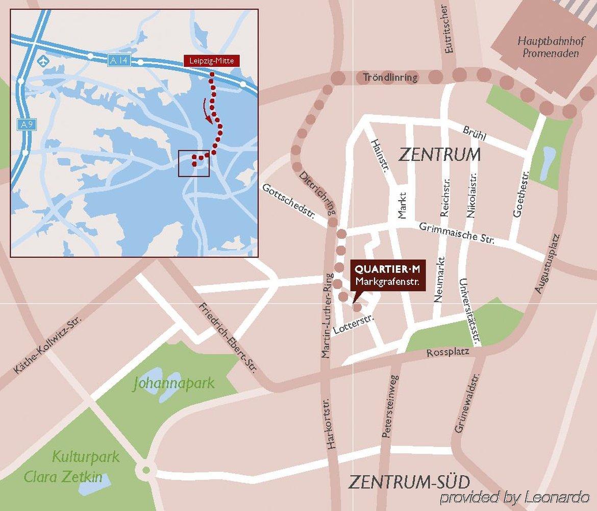 Apartmenthotel Quartier M Lipcse Kültér fotó